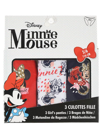 Disney Minnie Mouse 3er-Set: Slips "Minnie" in Bunt