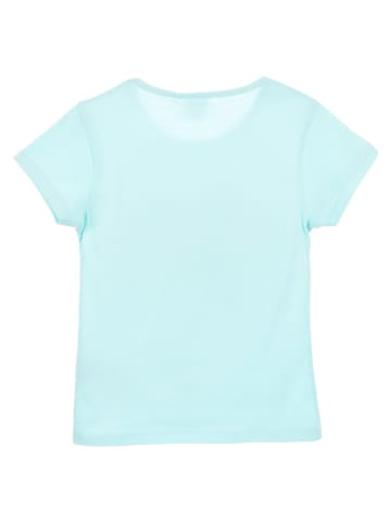 Disney Frozen Koszulka "Kraina lodu" w kolorze błękitnym ze wzorem