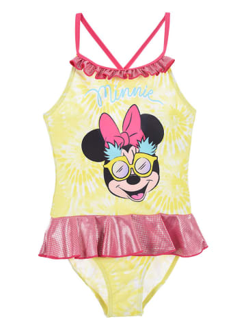 Disney Minnie Mouse Strój kąpielowy "Minnie" w kolorze żółto-różowym