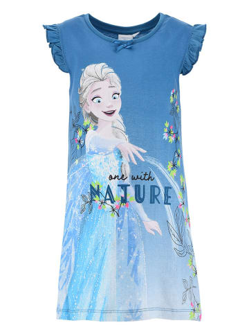 Disney Frozen Koszula nocna "Kraina lodu" w kolorze niebieskim