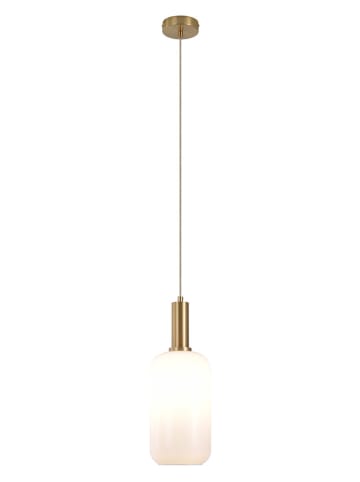 House Nordic Lampa wisząca "Chelsea" w kolorze złoto-białym - wys. 41 x Ø 13 cm