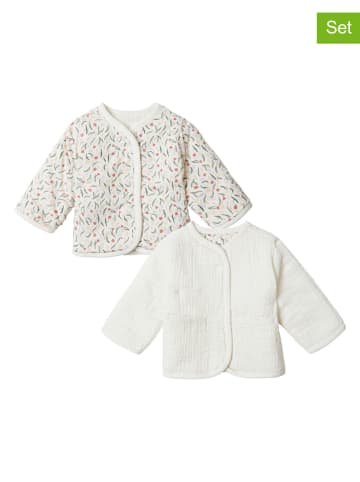 Noppies Dwustronna bluza "Cypress" w kolorze kremowym