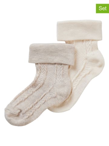 Noppies 2-delige set: sokken "Carlton" wit/beige