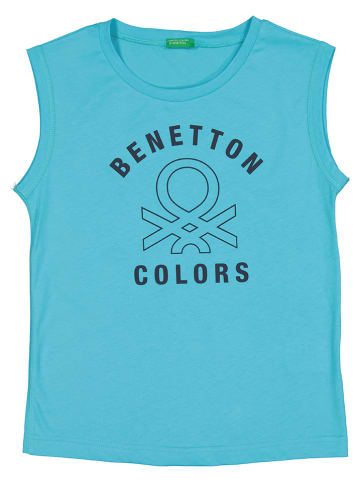 Benetton Top w kolorze błękitnym