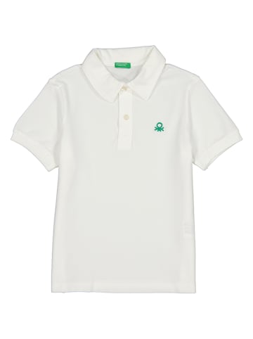 Benetton Koszulka polo "Maglia" w kolorze białym
