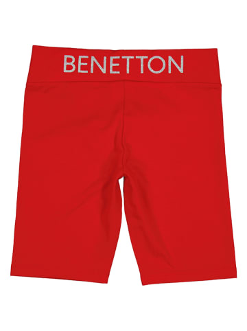 Benetton Szorty funkcyjne w kolorze czerwonym