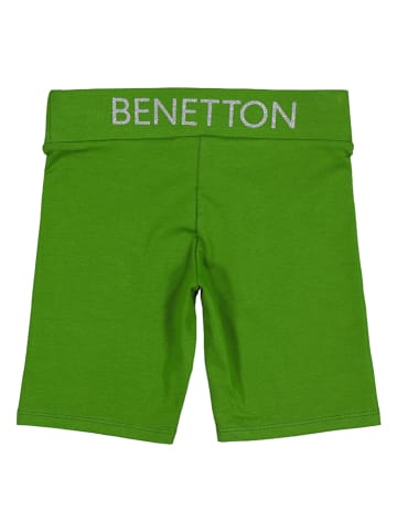 Benetton Szorty funkcyjne w kolorze zielonym