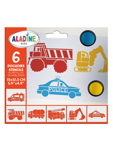 Aladine Schablonen-Set "Autos" - ab 4 Jahren