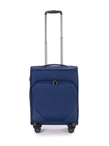 Stratic Softcase-Trolley "Mix" in Dunkelblau - (B)39 x (H)55 x (T)20 cm