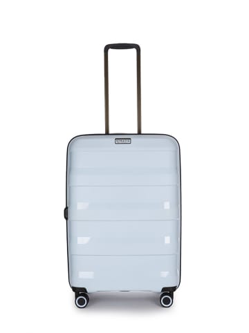 Stratic Hardcase-Trolley "Straw+" in Hellblau - (B)45 x (H)66 x (T)28 cm