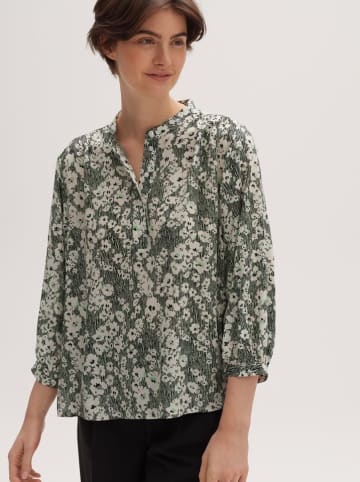 OPUS Blouse groen/zwart