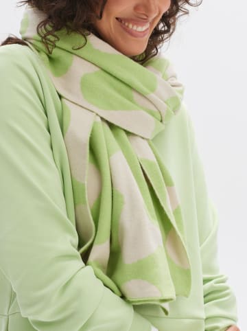 OPUS Sjaal groen/crème - (L)188 x (B)51 cm
