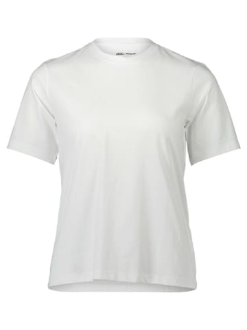 POC Koszulka kolarska "Apparel" w kolorze białym