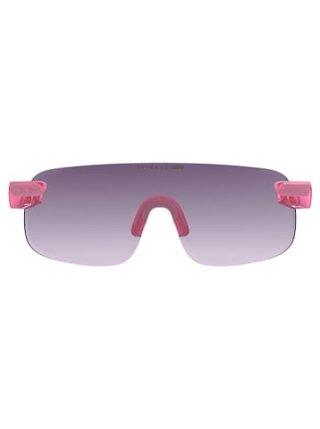 POC Okulary rowerowe "Elicit" w kolorze różowo-szarym