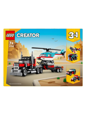 LEGO Zestaw LEGO® Creator 31146 Low loader with helicopter - 7+