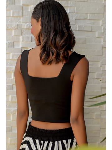 Trend Alacati Top in Schwarz