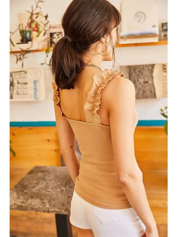 Olalook Top in Beige
