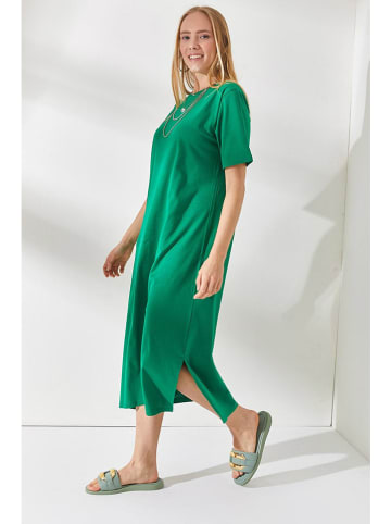 Olalook Sukienka w kolorze zielonym