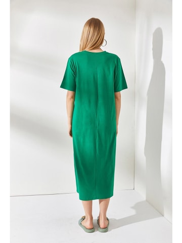 Olalook Sukienka w kolorze zielonym