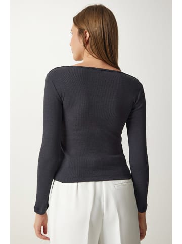 Happiness Istanbul Koszulka w kolorze ciemnoszarym