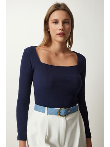 trendyol Longsleeve donkerblauw