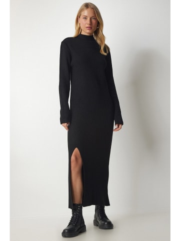 Happiness Istanbul Strickkleid in Schwarz