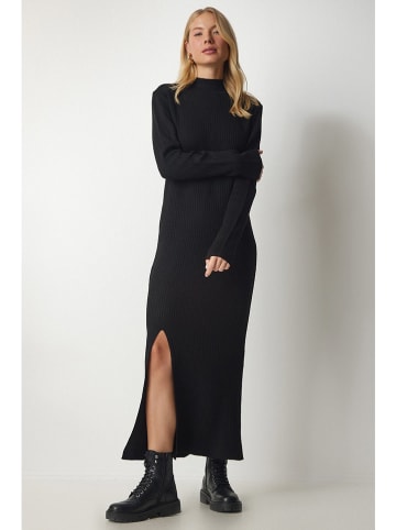 Happiness Istanbul Strickkleid in Schwarz