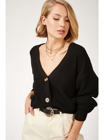 Happiness Istanbul Cardigan in Schwarz