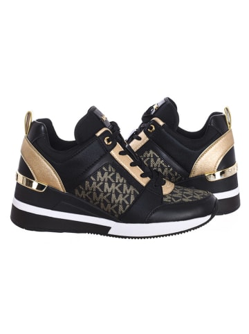 Michael Kors Sneakersy w kolorze złoto-czarnym na koturnie