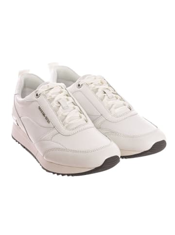Michael Kors Leder-Sneakers in Weiß