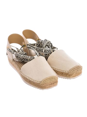 Michael Kors Skórzane espadryle w kolorze kremowym