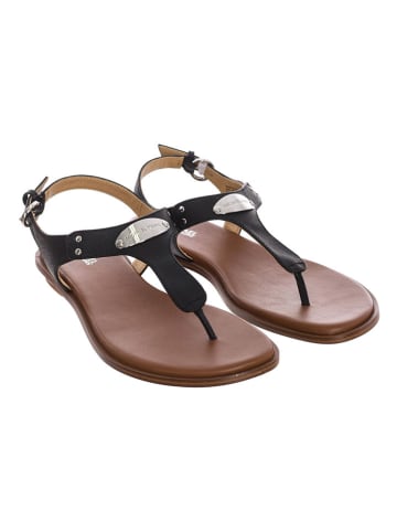 Michael Kors Zehensandalen in Schwarz/ Braun