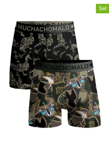 Muchachomalo 2er-Set: Boxershorts in Schwarz