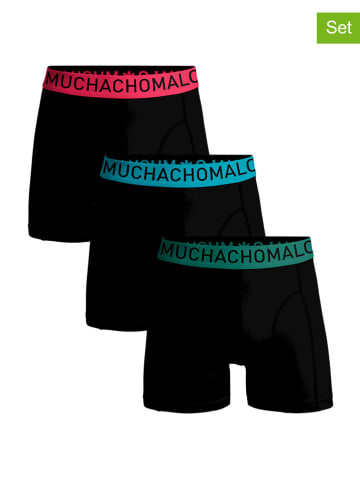 Muchachomalo 3er-Set: Boxershorts in Schwarz