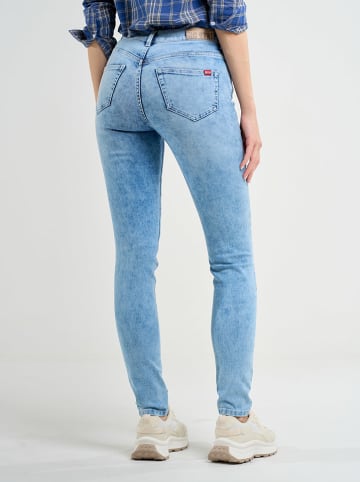 BIG STAR Dżinsy - Skinny fit - w kolorze błękitnym