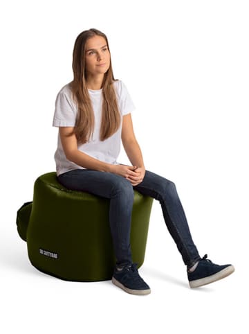 SOFTYBAG Hocker powietrzny "Pallet" w kolorze zielonym