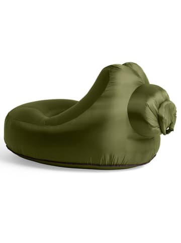 SOFTYBAG Fotel powietrzny "Chair" w kolorze zielonym - 175 x 50 x 75 cm