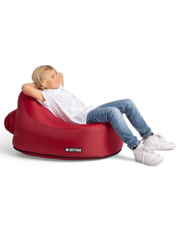 SOFTYBAG Kinder-Luftsessel "Chair Kids" in Rot - (B)85 x (H)70 x (T)88 cm