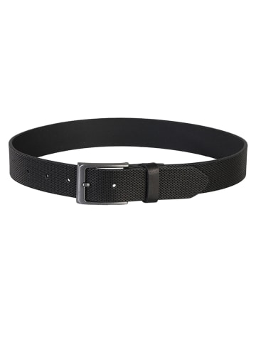 New G.O.L Leder-Gürtel in Schwarz