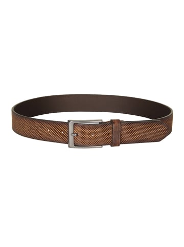 New G.O.L Leder-Gürtel in Hellbraun