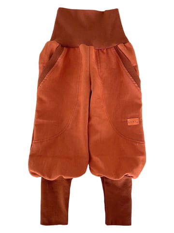 LiVi Spodnie "Leinen Terracotta" w kolorze jasnobrązowym