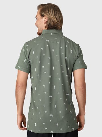 Brunotti Koszulka polo "Addax" w kolorze khaki