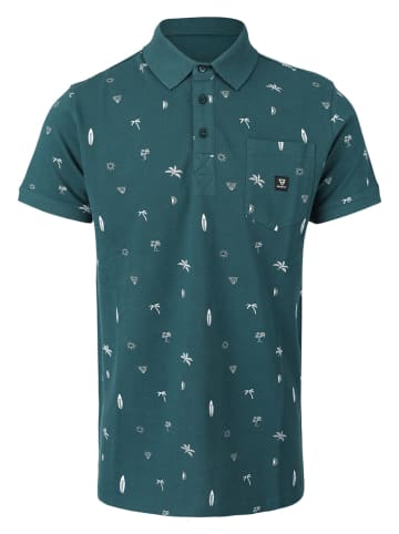 Brunotti Koszulka polo "Addax" w kolorze morskim