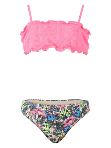 Brunotti Bikini "Nolly-Smock" w kolorze różowym ze wzorem