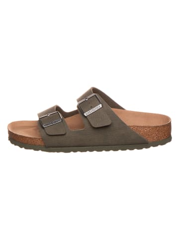 Birkenstock Pantoletten "Arizona" in Khaki - Weite N