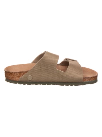 Birkenstock Pantoletten "Arizona" in Khaki - Weite N