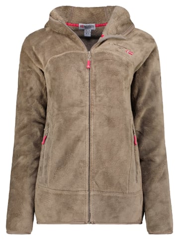 Geographical Norway Kurtka polarowa "Upalood" w kolorze szarobrązowym