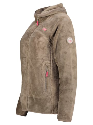 Geographical Norway Kurtka polarowa "Upalood" w kolorze szarobrązowym