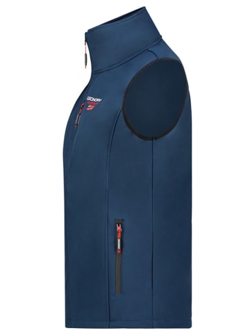 Geographical Norway Kamizelka softshellowa "Vacer" w kolorze granatowym