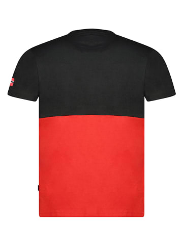 Geographical Norway Shirt "Juillon" zwart/rood